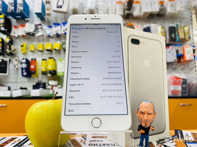 iPhone 7 Plus с чеком из Мвидео