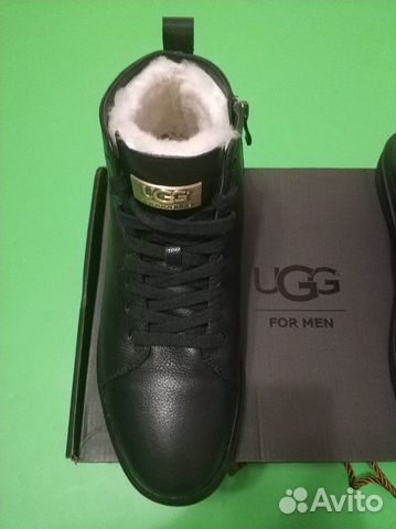 Ботинки мужские брендовые кожаные с мехом угги UGG Ботинки мужские брендовые кожаные с мехом угги UGG