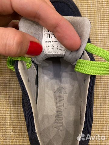 Новые Кроссовки Armani Junior 29 размер Новые Кроссовки Armani Junior 29 размер