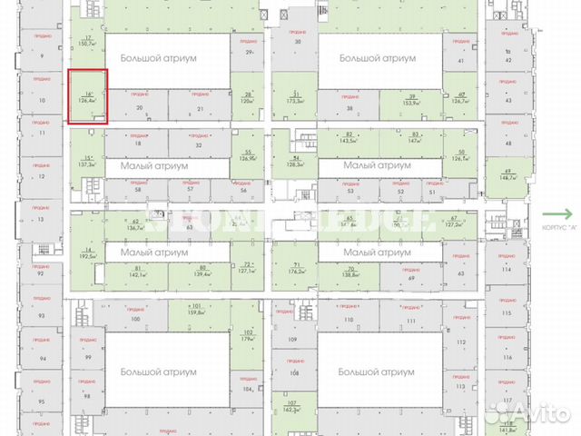 Продам офисное помещение, 126.40 м² Продам офисное помещение, 126.40 м²