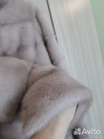 Шуба норковая 100 см фламинго