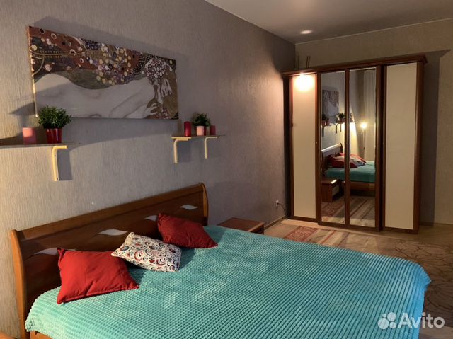 

1-к. квартира, 54 м², 2 кровати