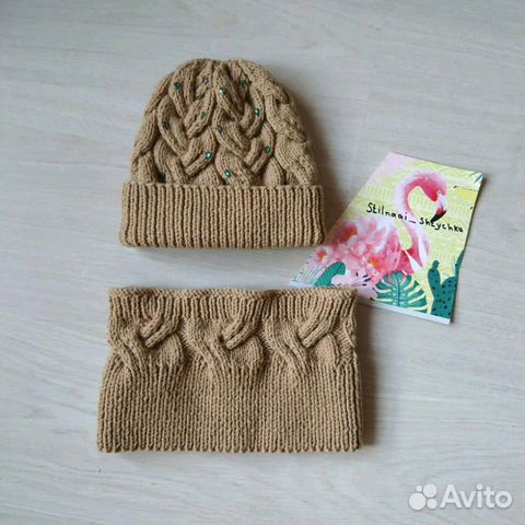 Комплект шапка и снуд Комплект шапка и снуд