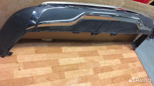 Юбка накладка заднего бампера Мерседес гл 166 Юбка накладка заднего бампера Мерседес гл 166
