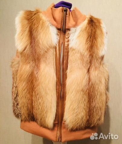 Жилет из Меха лисы/Fur natural как новая Жилет из Меха лисы/Fur natural как новая