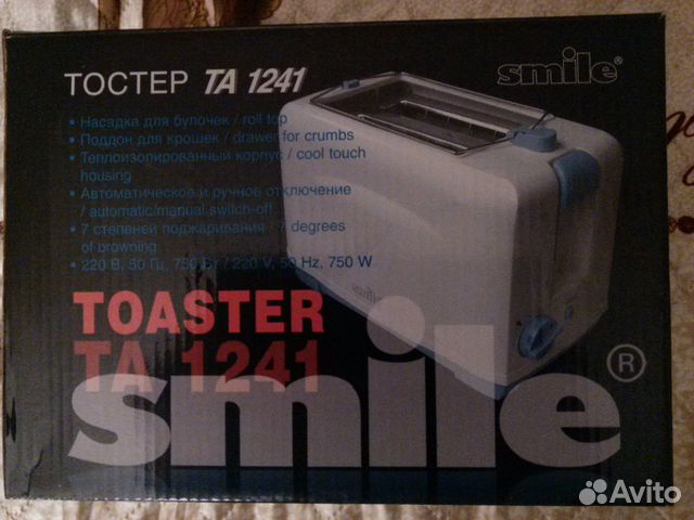 Тостер Smile Т A 1241 Тостер Smile Т A 1241