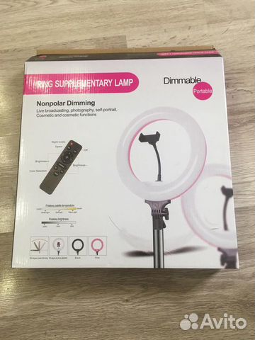 Кольцевая LED-лампа 36 см с пультом Кольцевая LED-лампа 36 см с пультом