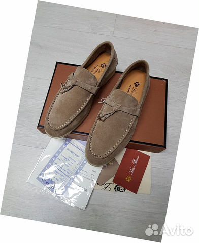 Лоферы замшевые Loro Piana Лоферы замшевые Loro Piana