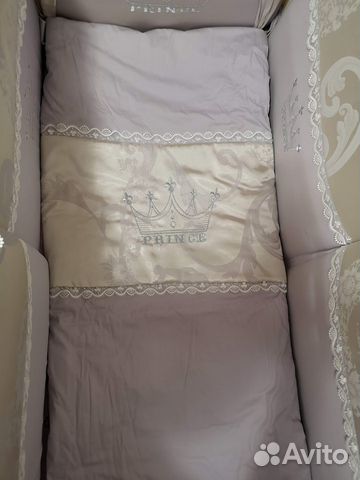 Комплект в кроватку 6 пр.prince (ECO line fabric)