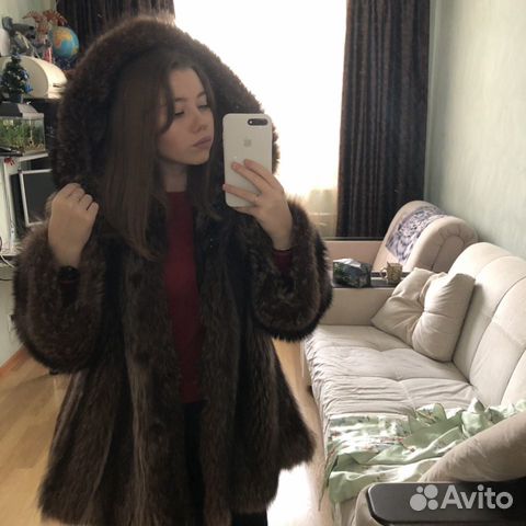 Шуба из енота Шуба из енота