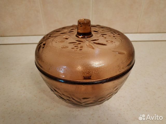 Салатник из цветного стекла Салатник из цветного стекла