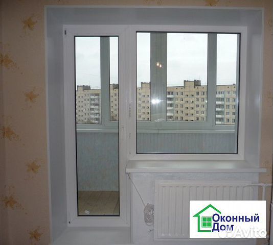 Балконный блок пластиковый