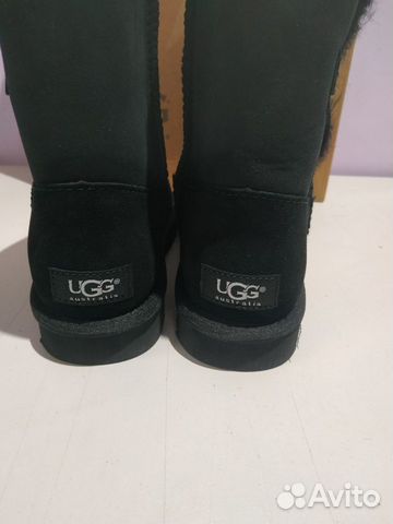 UGG Australia Bailey Button Угги черные с пуговкой UGG Australia Bailey Button Угги черные с пуговкой
