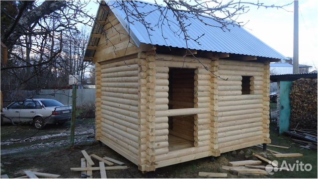 Сруб бани 3х4m, зимний леc. (Арт 2) Сруб бани 3х4m, зимний леc. (Арт 2)