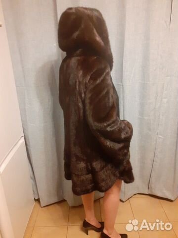 Шуба норковая с капюшоном Шуба норковая с капюшоном