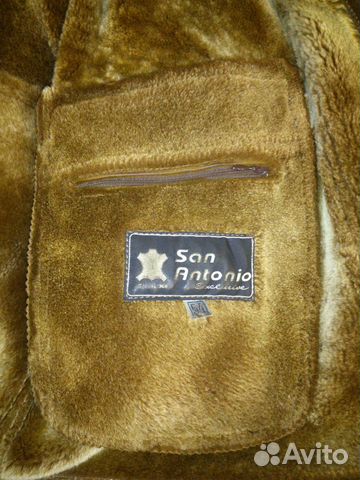 Дубленка San Antonio Италия натур кожа и мех 54р Дубленка San Antonio Италия натур кожа и мех 54р