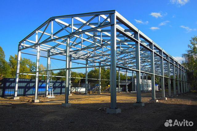 Каркас ангаров и большепролетных зданий