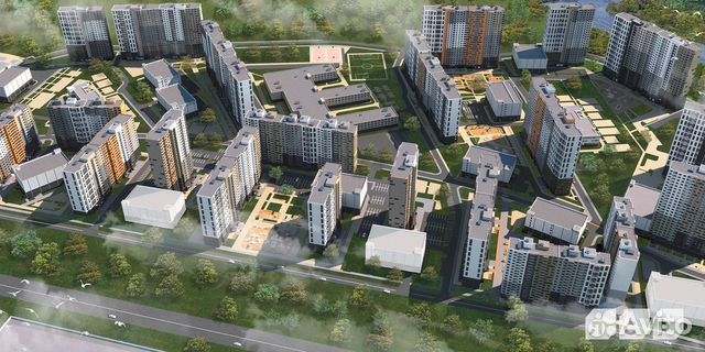 2-к квартира, 54.4 м², 7/25 эт.