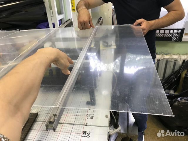Поликарбонат. Резка на чпу из остатков. Монтаж