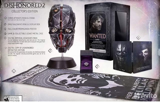Dishonored 2 Коллекционное издание + DLC Dishonored 2 Коллекционное издание + DLC