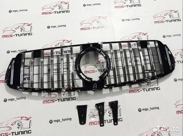 Решетка Mercedes GLC-Coupe C253 AMG Chrome 2019+ Решетка Mercedes GLC-Coupe C253 AMG Chrome 2019+