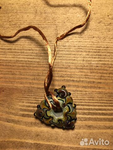 Кулон в технике lampwork