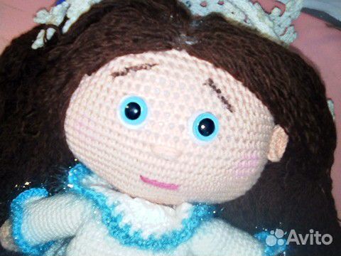 Игрушка, для девочек, вязала сама, высота 25 см