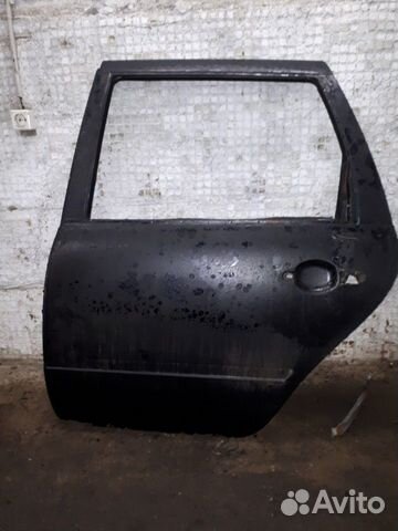 Дверь задняя левая на LADA Kalina Универсал