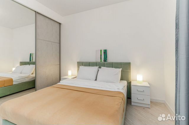 

1-к. квартира, 43 м², 2 кровати