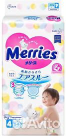 Подгузники merries L (9-14кг) Подгузники merries L (9-14кг)
