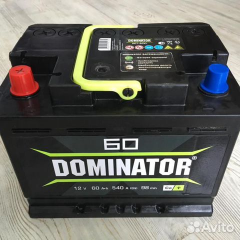 Аккумулятор dominator 60Ah 540A