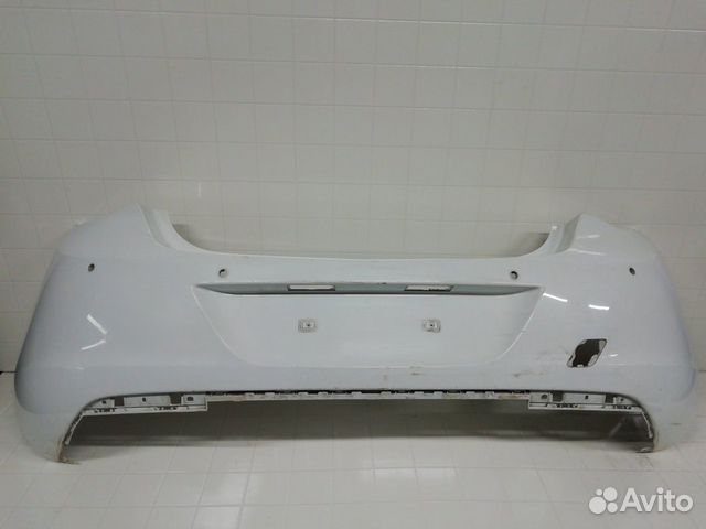 Бампер задний Opel Astra J Дорестайлинг хэтчбек
