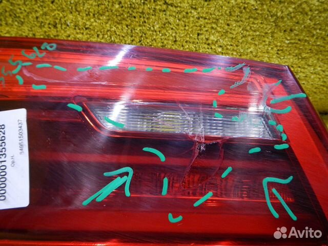 Фонарь левый внутренний BMW 5er G30 (16-н.в) 63217