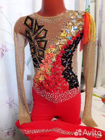 Пошив. Платье для фигурного катания