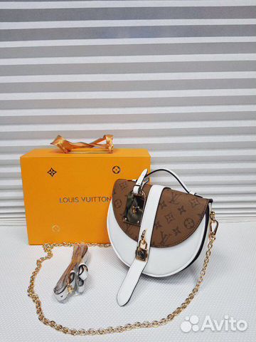 Сумка Louis Vuitton Chantilly Lock Белый Клатч Луи