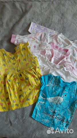 Детские вещи от 0 до 1 года (2 пакета) + игрушки Детские вещи от 0 до 1 года (2 пакета) + игрушки