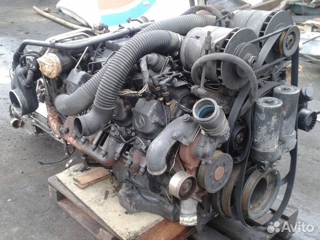 Двигатель Mercedes OM442 V8 автобус