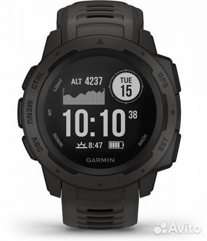 Часы Garmin Instinct Graphite новые Европа Часы Garmin Instinct Graphite новые Европа