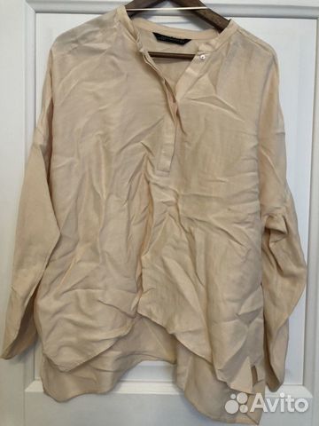 Рубашка льняная zara Рубашка льняная zara