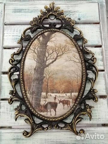 Шелкография в бронзе