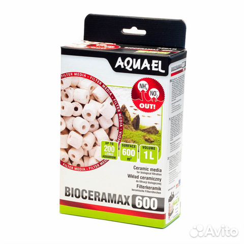 Наполнитель для фильтров Aquael BioCeraMax 600 89135295981 купить 1