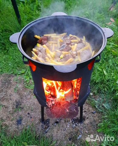 Комплект казан + печь для казана