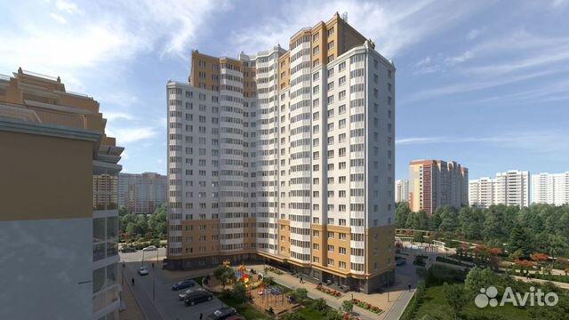 1-к квартира, 61.3 м², 10/20 эт. 1-к квартира, 61.3 м², 10/20 эт.