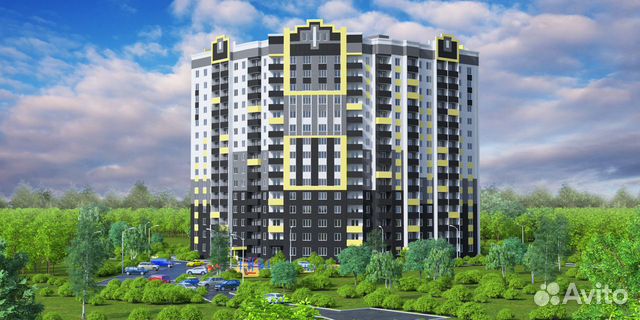 1-к квартира, 46.4 м², 14/15 эт.