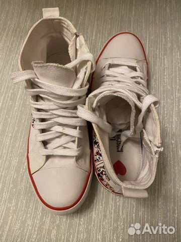 Кеды женские,Love Moschino,кеды белые