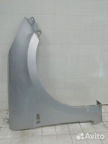 Крыло серебристое переднее правое Hyundai Solaris