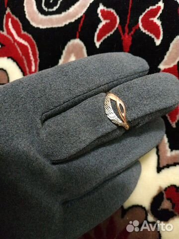 Кольцо золотое (585) проба