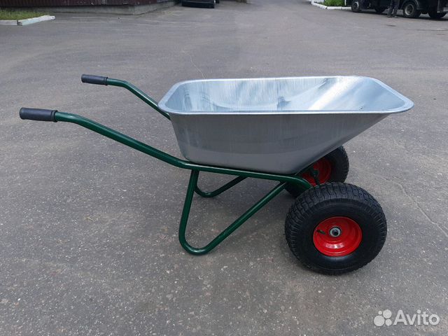 Тачка строительная усиленная 300-вк