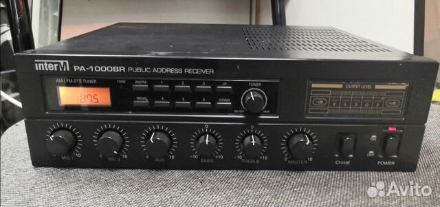 Микшер-усилитель трансляционный Inter-M PA-1000BR