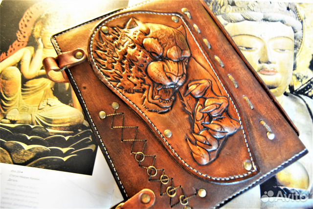 Ежедневник кожаный, ручной работы Ежедневник кожаный, ручной работы